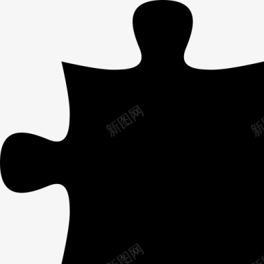解决方案拼图服务图标图标
