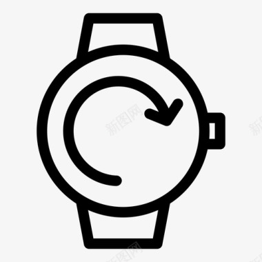刷新智能手表时钟设备图标图标