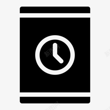 平板电脑时钟提醒时间表图标图标