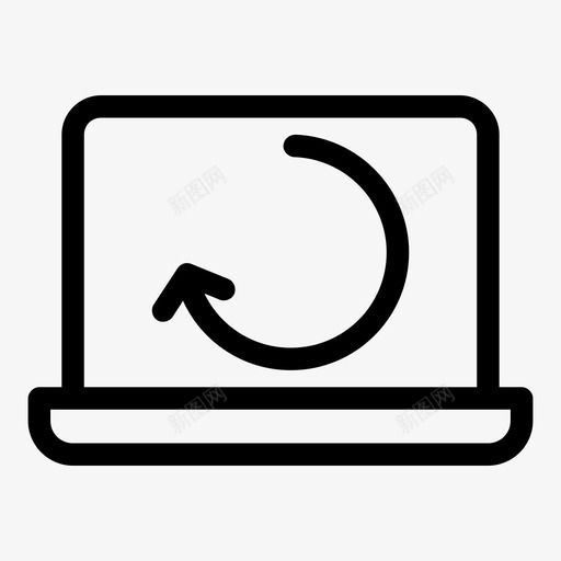 刷新笔记本电脑设备通知笔记本电脑屏幕图标svg_新图网 https://ixintu.com macbook 上网本 刷新笔记本电脑 笔记本电脑 笔记本电脑屏幕 设备通知 通知