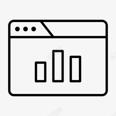 条形图浏览器浏览器界面通知图标图标