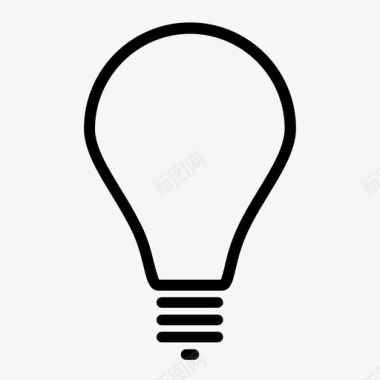 电灯泡家用创意图标图标
