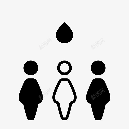 女性组哭泣水滴图标svg_新图网 https://ixintu.com 人 哭泣 女性套件 女性组 悲伤 水滴