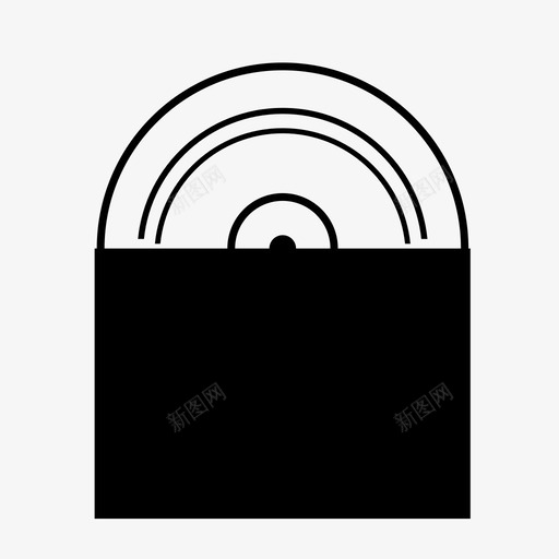 乙烯基时髦音乐图标svg_新图网 https://ixintu.com 乙烯基 时髦 时髦图标 老派 转盘 音乐