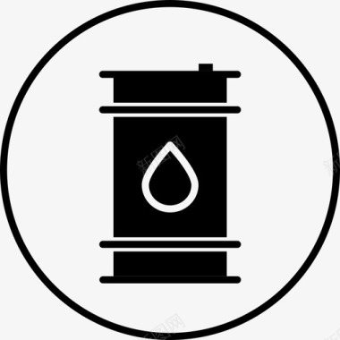 油缸罐送货图标图标