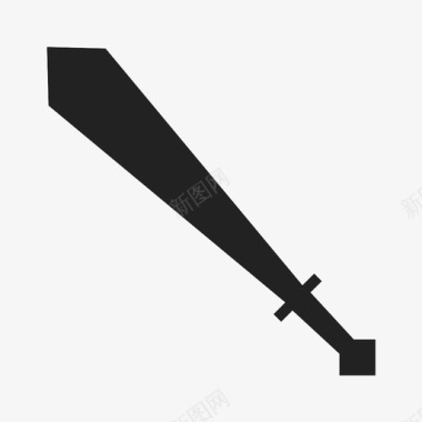 中世纪的剑剑大刀图标图标