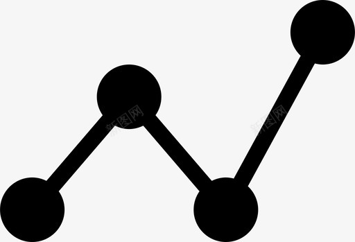 点图数据直线图标svg_新图网 https://ixintu.com 商务和办公 数据 点图 直线 统计