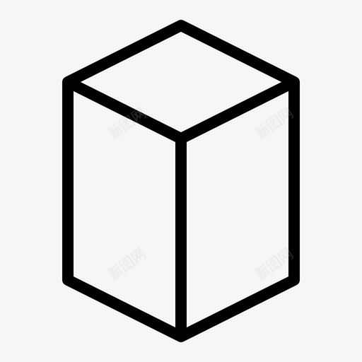 大盒子纸板纸箱图标svg_新图网 https://ixintu.com 圆边 大盒子 封闭的盒子 纸板 纸箱