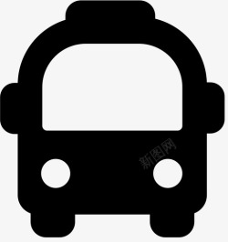 乘车路线公共汽车乘车路线图标高清图片