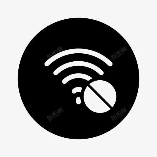 wifi已禁用无internet无wifi图标svg_新图网 https://ixintu.com internet已禁用 wifi已禁用 无internet 无wifi 网络已禁用 连接已禁用