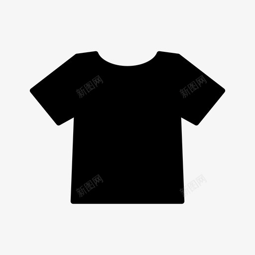 T恤衣服童装图标svg_新图网 https://ixintu.com T恤 童装 网上商店的图标和分类广告 衣服