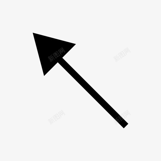 左上箭头标志方向图标svg_新图网 https://ixintu.com 导航 左上 方向 方向标志 箭头方向 箭头标志