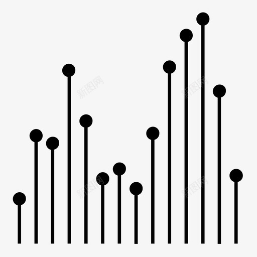 棒棒糖图表条圆图标svg_新图网 https://ixintu.com 列 图 圆 数据可视化图表高清 条 棒棒糖图表 点