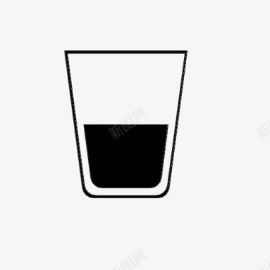 一杯水饮料果汁图标图标
