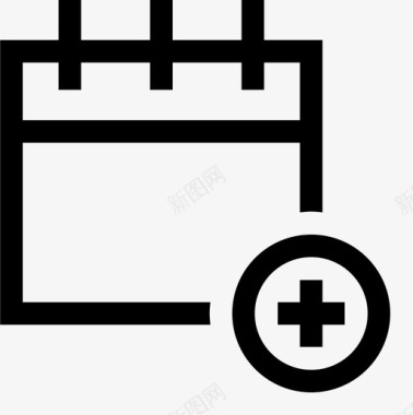 添加日历月计划图标图标