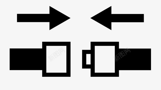 带式飞机插头座椅图标svg_新图网 https://ixintu.com 安全 带式飞机 座椅 插头