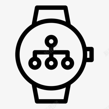 智能手表结构投资链接图标图标