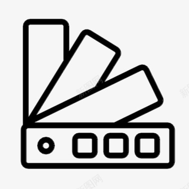 色板选项调色板图标图标