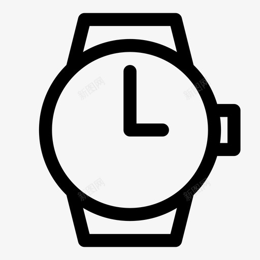 采购产品手表配件模拟手表图标svg_新图网 https://ixintu.com 手表 模拟手表 纯线条 配件 采购产品手表