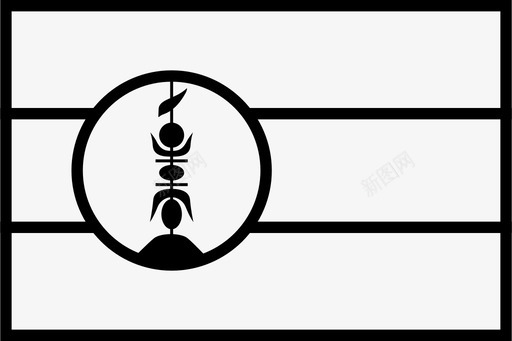 新喀里多尼亚国家旗帜图标图标