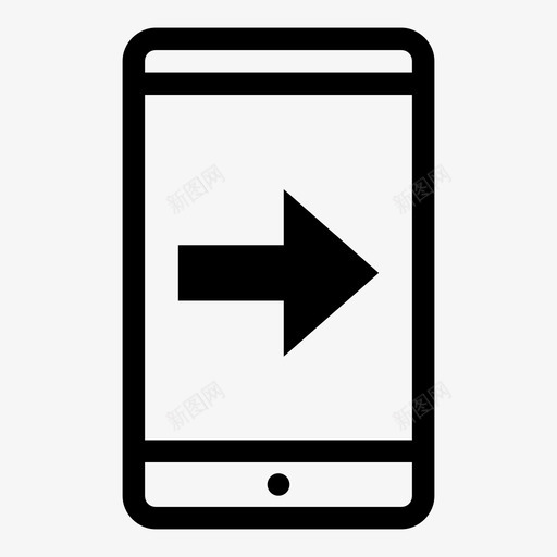 智能手机右手机下一个图标svg_新图网 https://ixintu.com 下一个 到右 右左 右箭头 手机 智能手机右 跳过 选项