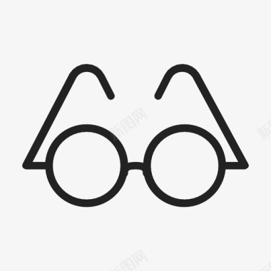 眼镜智力约翰列侬图标图标
