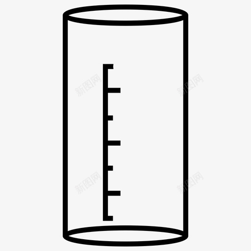 量筒烧杯玻璃图标svg_新图网 https://ixintu.com 实验室 实验室烧杯 烧杯 玻璃 科学 量筒