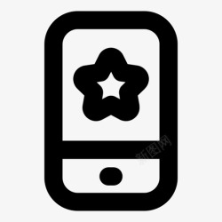 科技提纲最爱的手机最好的智能手机图标高清图片