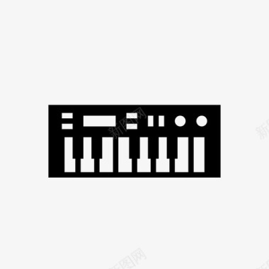 键盘电子乐器图标图标
