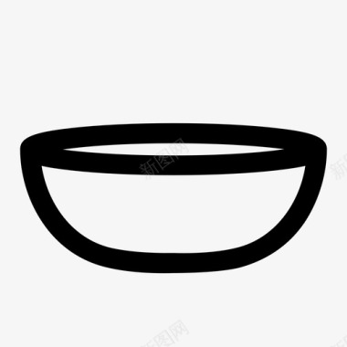 碗饭碗容器图标图标