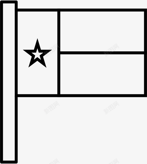 几内亚比绍非洲国家图标svg_新图网 https://ixintu.com 世界国旗轮廓 几内亚比绍 国家 国旗 非洲