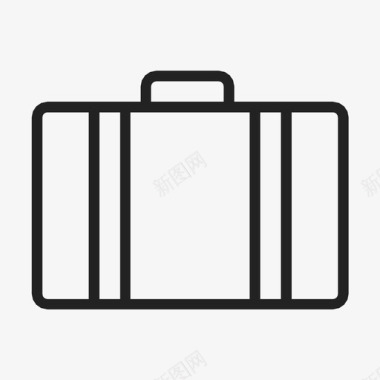 公文包行李商务旅行图标图标