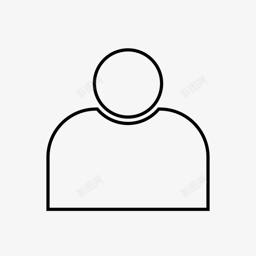 个人头像人图标svg_新图网 https://ixintu.com 个人 个人资料 人 头像 用户 登录
