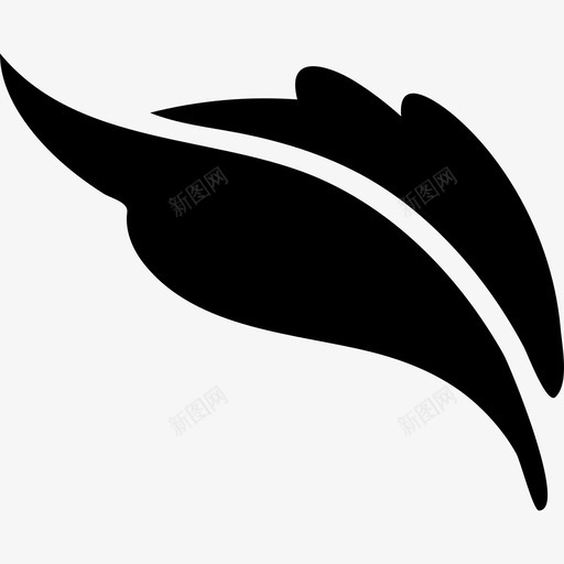 植物叶形自然超图标svg_新图网 https://ixintu.com 植物叶形 自然 超图标