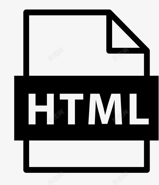 html文件扩展名名称图标svg_新图网 https://ixintu.com html文件 名称 扩展名 文件扩展名 类型