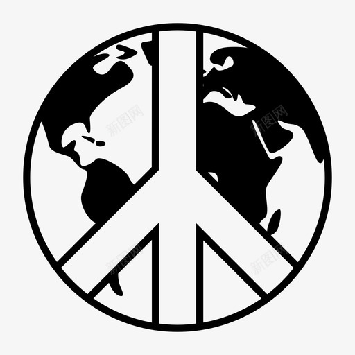 世界和平地球和谐图标svg_新图网 https://ixintu.com 世界和平 世界大同 和平主义 和平象征 和谐 地球 地球收藏