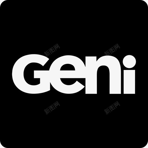 Geni社交标志社交图标方形svg_新图网 https://ixintu.com Geni社交标志 社交图标方形