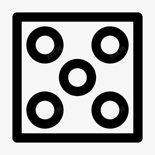 骰子立方体游戏图标svg_新图网 https://ixintu.com 掷 游戏 玩 移动应用程序最大胆 立方体 骰子