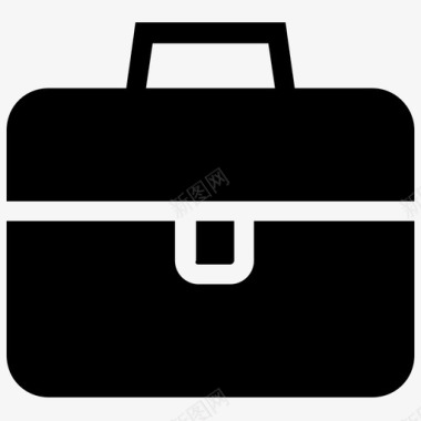 公文包箱子办公室图标图标