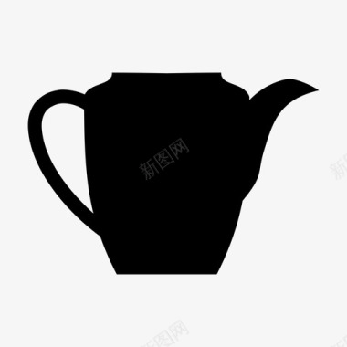 茶壶饮料厨房和食物图标图标