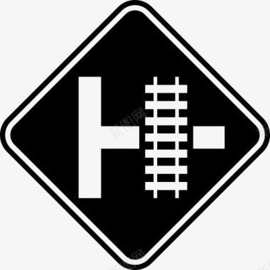 铁路路标道口火车图标图标