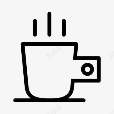 浓缩咖啡杯咖啡咖啡杯图标图标