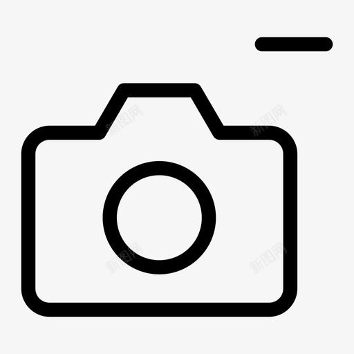 相机删除相册艺术图标svg_新图网 https://ixintu.com 减号 摄影 照片 画廊 相册 相机删除 艺术