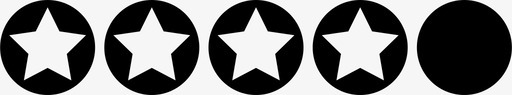 四星五星级评级图标svg_新图网 https://ixintu.com 五星级 四星 四颗星 星级评级 评级 评论