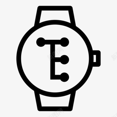 smartwatch流程图业务连接图标图标
