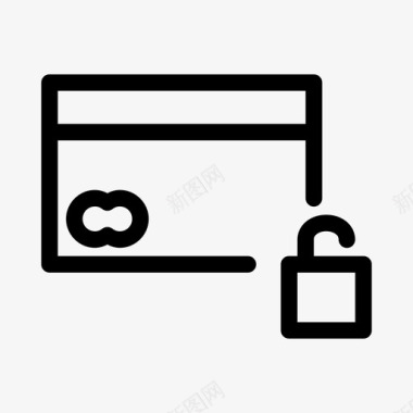 解锁mastercard安全无保护图标图标