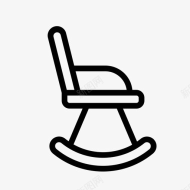 摇椅家具家用图标图标