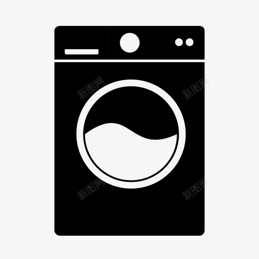 洗衣机洗衣粉烘干机图标svg_新图网 https://ixintu.com 洗衣机 洗衣粉 烘干机