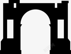 马库斯马库斯奥雷利乌斯拱门非洲建筑图标高清图片