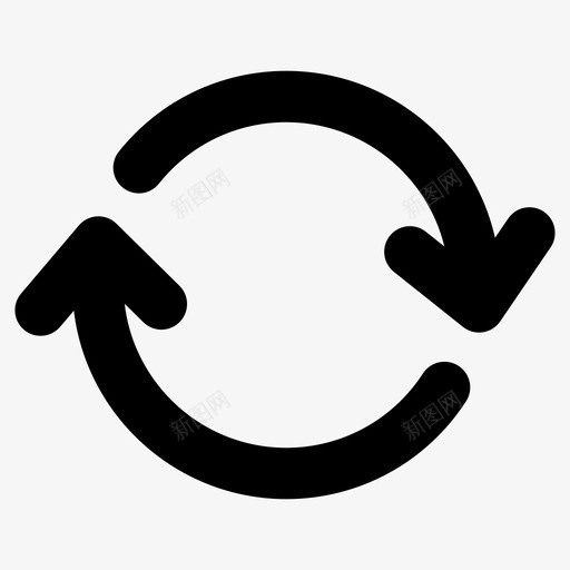 反馈箭头循环图标svg_新图网 https://ixintu.com 刷新 反馈 反馈图标 反馈循环 循环 箭头